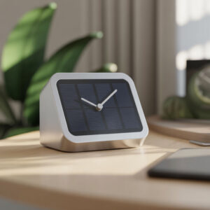 The Nova Solar-Powered Desktop Clock