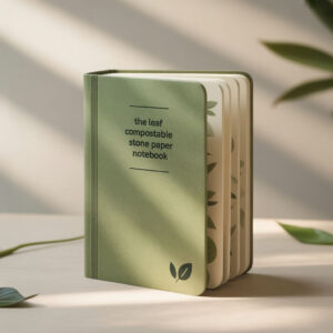The Leaf Compostable Stone Paper Notebook